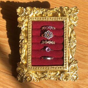 Bundle - Sterling Silver Set Of 925 Rings Assorted Sizes